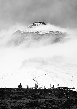 Monochrome Cotopaxi picture