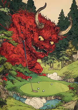 Red Oni Golfing