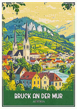 Bruck an der Mur Austria Poster