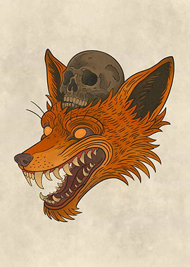 Cunning Death: Fox and Skull Crown
