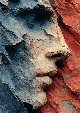Rock Face Sculpture