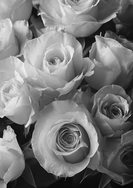 Monochrome Roses