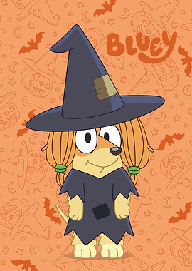 Bluey Halloween Witch Costume
