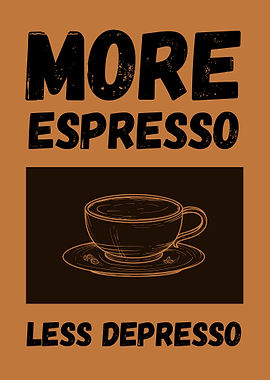 Espresso Coffee Poster