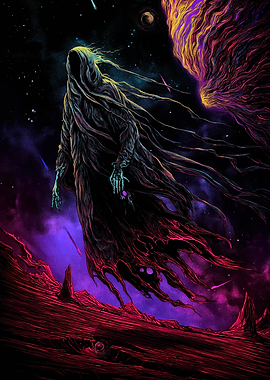 Cosmic Entity on Alien Planet
