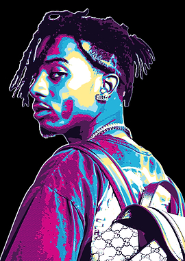 Playboi Carti Pop Art Portrait