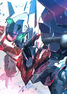 Anime Robot Illustration