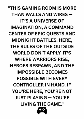 Gaming Room Quote
