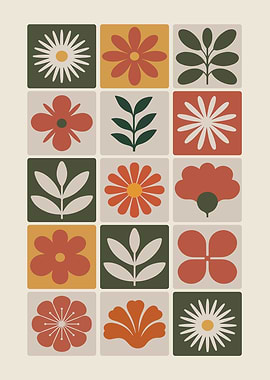 Retro Floral Pattern