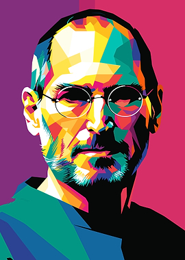Steve Jobs Pop Art Portrait