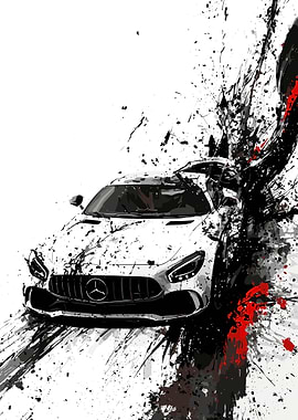 Mercedes-AMG GT Abstract Art