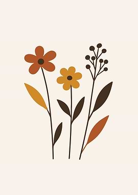 Minimalist Floral Illustration