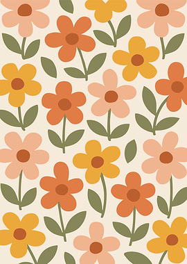 Retro Floral Pattern