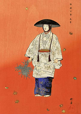 Japanese Woman in Traditional Dress