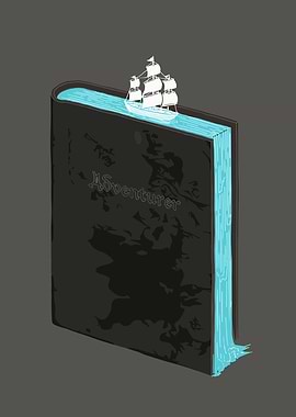 Adventurer Book with Ship