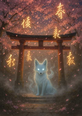 Fox Spirit at Torii Gate