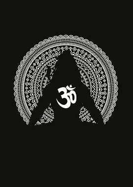 Om Symbol Mandala Art