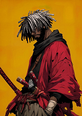 Afro Samurai Warrior