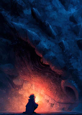 Dragon and Child Digital Art