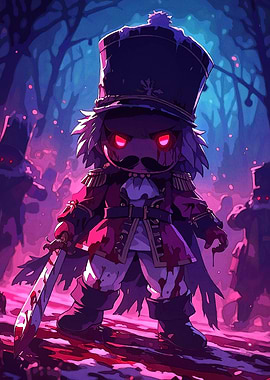 Creepy Nutcracker Sword Dark