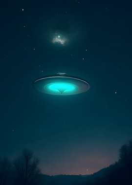 UFO sighting at night