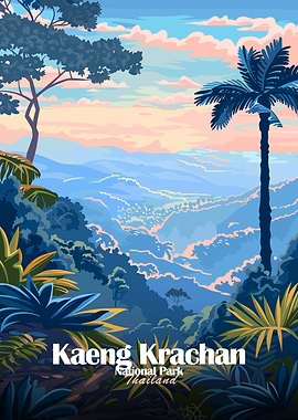 Kaeng Krachan National Park Thailand Poster
