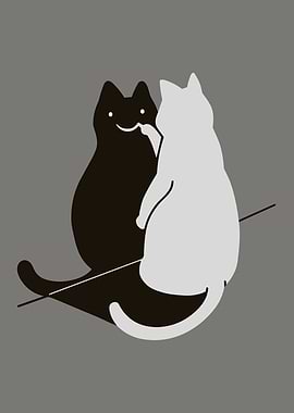 Yin Yang Cats