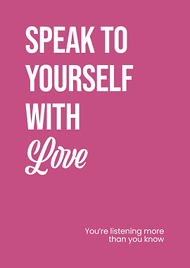 Speak to Yourself Inspirational Quote