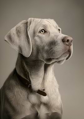 Elegant Weimaraner Portrait