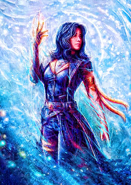 Mystical Woman with Magic