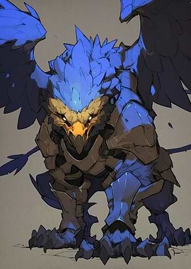 Blue Armored Griffin