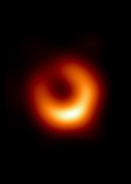 M87 Black Hole - One Year Later (Vertical)