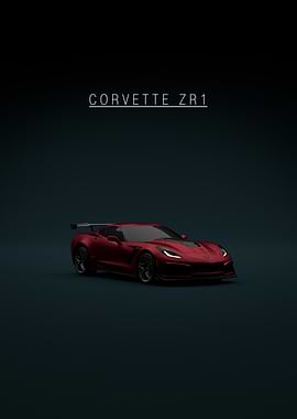 Chevrolet Corvette C7 ZR1 - Red Front