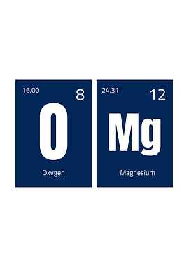 Oxygen and Magnesium Periodic Table Elements