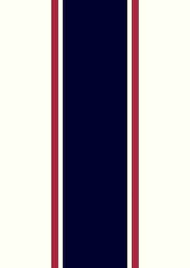 Vertical Stripes: Navy, Red, and Cream