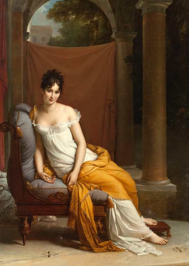 Woman in White Dress Portrait