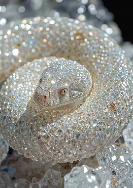 Crystalline Serpent: The Diamondback Viper