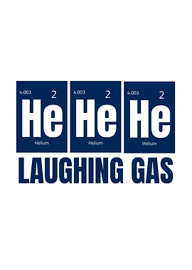 Laughing Gas Helium Periodic Table Pun