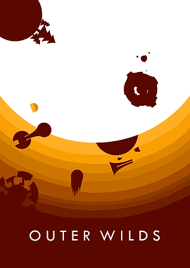 Outer Wilds Minimalist Poster