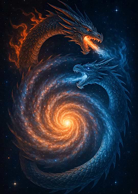 Cosmic Dragons Confrontation