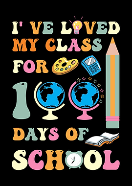 100 Days of School Graphic