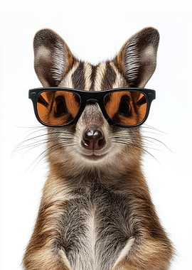 Cool Numbat with Sunglasses Portrait