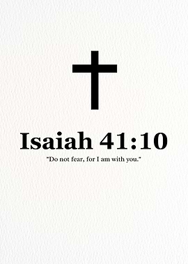 Isaiah 41:10 Scripture Art