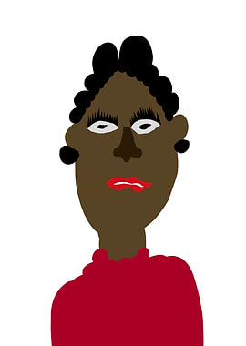 Stylized Portrait of a Woman