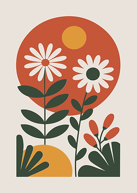 Floral Abstract Art Print