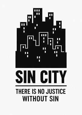 Sin City Minimalist Poster