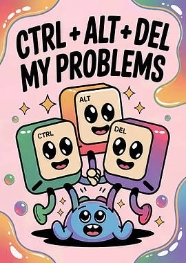 CTRL ALT DEL My Problems Geek