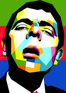 Rowan Atkinson Pop Art Portrait