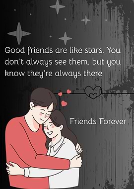 Friends Forever Illustration