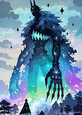 Forest Guardian Cloaked Figure